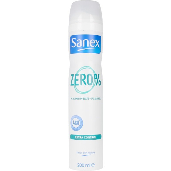 Sanex Zero% Déodorant Extra-control Spray 200 Ml Unisexe