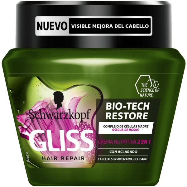 Schwarzkopf Gliss Bio-tech Restore Mascarilla 300 Ml Unisex
