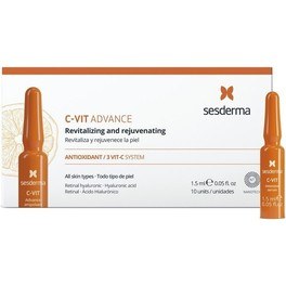 Sesderma C-vit Ampoules Advance 10x1,5 Ml Mulher