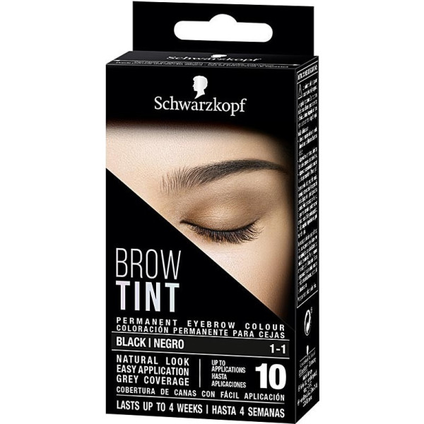 Syoss Brow Tint Teinture Sourcils 1-1-noir Femme