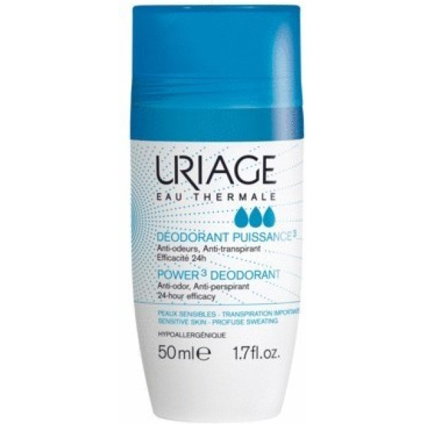 Deodorante roll-on Uriage Power3 da 50 ml unisex