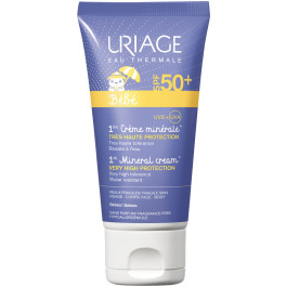 Uriage Sun Creme Mineral para Bebês FPS 50+ 50 ml Unissex