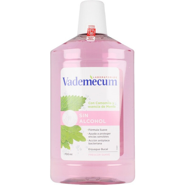 Vademecum enxaguatório bucal sem álcool antiplaca bacteriana 700 ml unissex