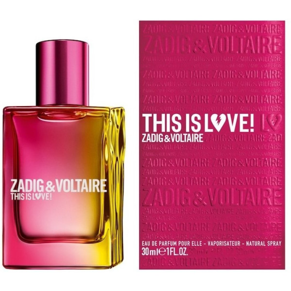 Zadig & Voltaire This Is Love Pour Elle Eau de Parfum Vaporisateur 30 Ml Femme