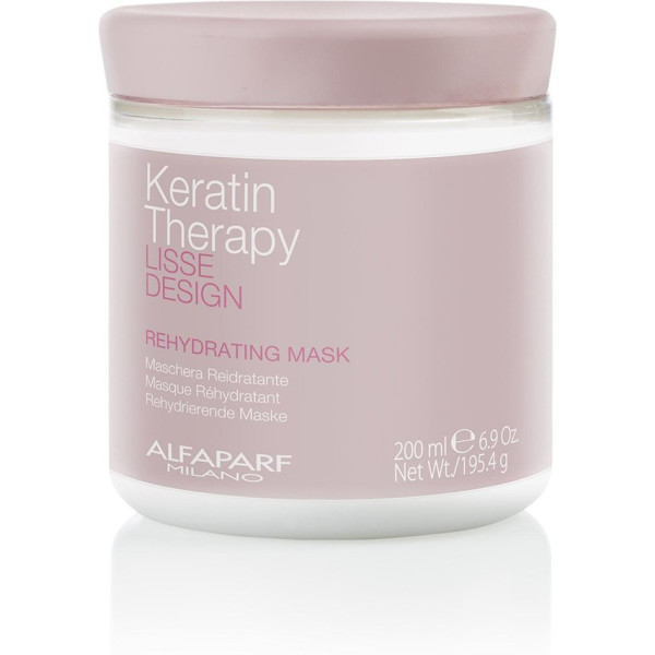 Alfaparf Lisse Design Keratin Therapy Masque Réhydratant 200 Ml Unisexe