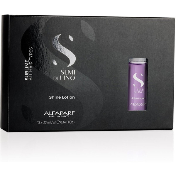 Alfaparf Semi Di Lino Sublime Shine Lotion 12x13 Ml Vrouw