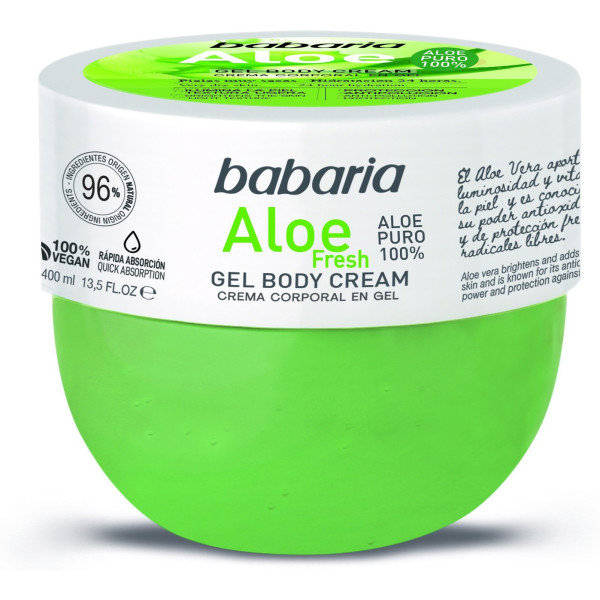 Babaria Aloe Fresh Body Cream Gel 400ml