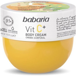 Babaria Vitamin C+ Body Cream 100% Vegan 400 Ml Mujer