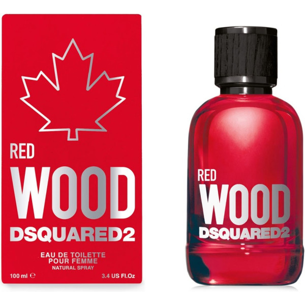 Dsquared2 Red Wood Pour Femme Eau de Toilette Vaporisateur 100 Ml Femme