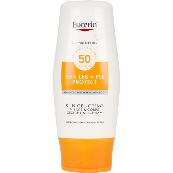 Eucerin Sun Leb-ple Protect Gel Crème Spf50+ 150 Ml Unisexe