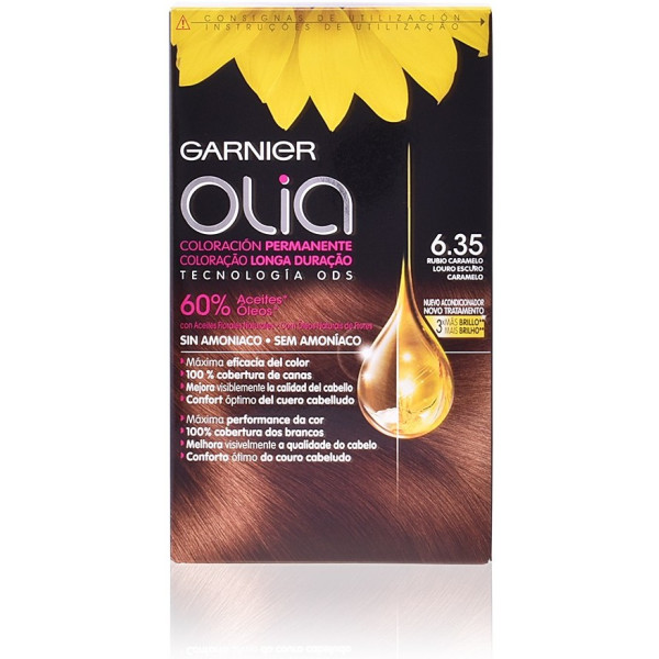 Garnier Olia Coloration Permanente 635-blond caramel 4 Pièces Femme