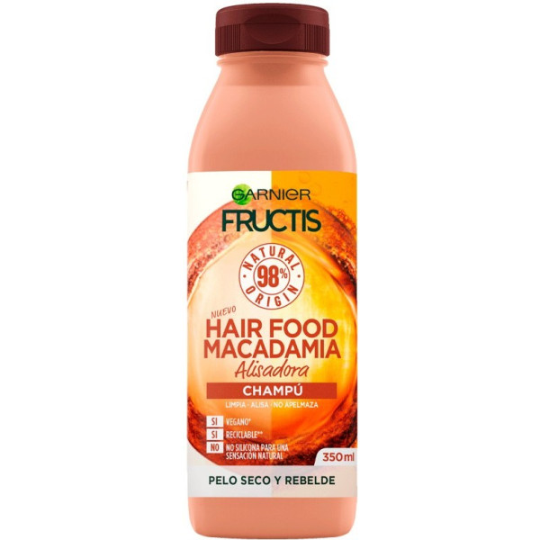 Garnier Fructis Hair Food Macadamia Glättendes Shampoo 350 ml Unisex