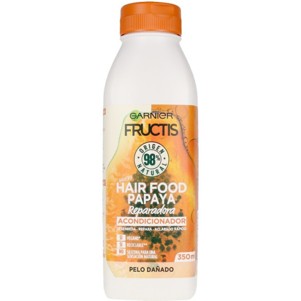 Garnier Fructis Hair Food Papaye Revitalisant Réparateur 350 Ml Unisexe