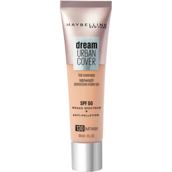 Maybelline Dream Urban Cover Full Coverage Spf50 130-buff Beige 30 Ml Mujer