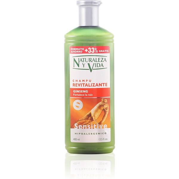 Naturaleza Y Vida Sensitive Shampoo Revitalizante 300+100 ml Unissex