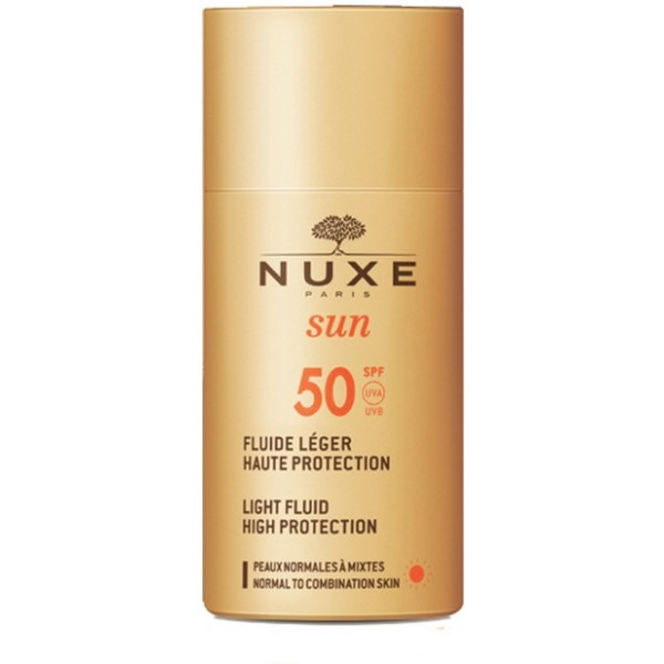 Nuxe Sun Fluide Léger Haute Protection Spf50 50 Ml Unisexe