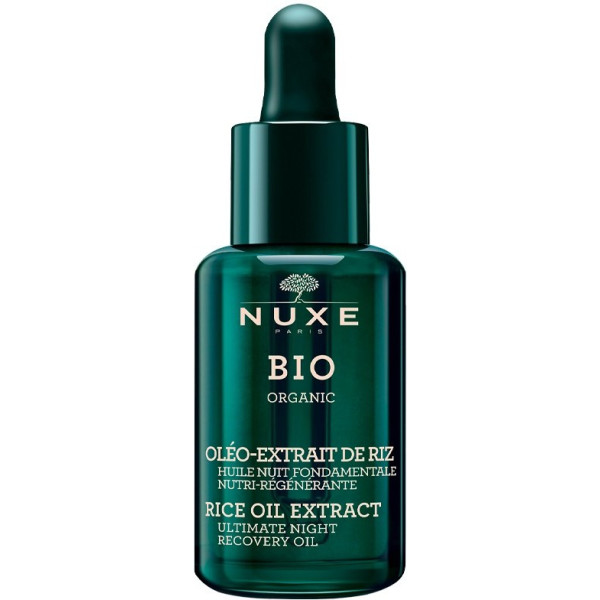 Nuxe Bio Organic Oleo-extrait De Riz Huile Nuit Nutri-régénérante Femme