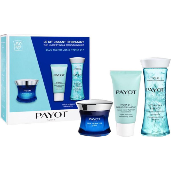 Payot Paris Blue Tech Lissant Essence 24h + Crema De Dia + Mascarilla