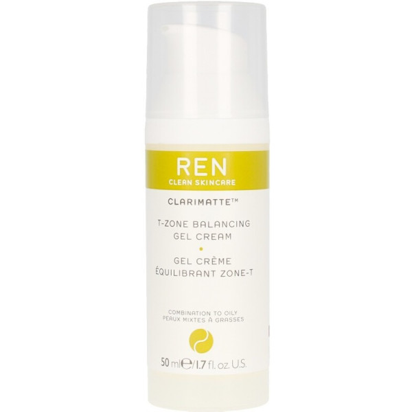 Ren Skincare Clarimatte T-zone Gel Crème Équilibrant 50 Ml Unisexe