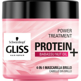 Schwarzkopf Gliss Protein+ Mascarilla Cabello Sin Brillo 400 Ml Mujer