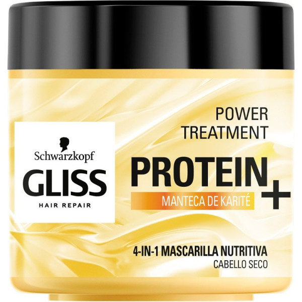 Schwarzkopf Gliss Protein+ Nutrition Mask Capelli Secchi 400 Ml Donna