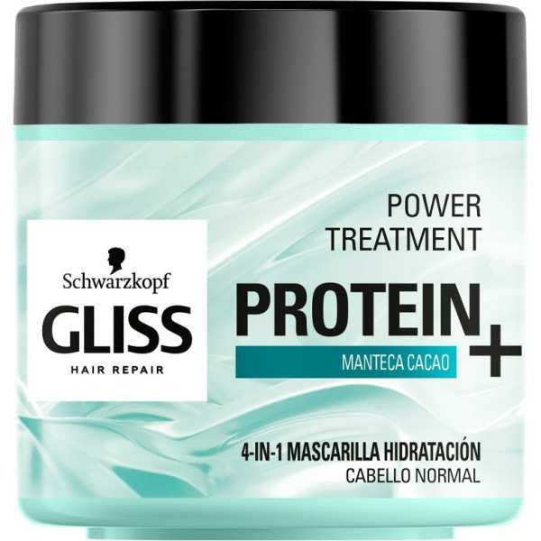 Schwarzkopf Gliss Protein+ Hydratatiemasker Normaal Haar 400 Ml Vrouw