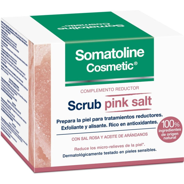 Somatoline Scrub Exfoliating Reducing Supplement Pink Salt 350 Gr Unisex