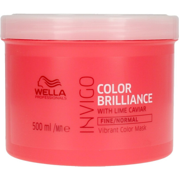 Wella Invigo Color Brilliance Máscara para Cabelos Finos 500 ml Unissex