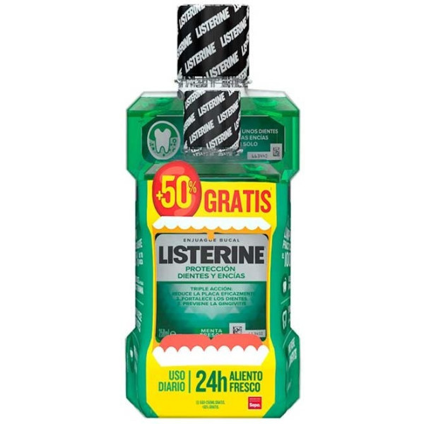 Listerine Teeth & Gums Mouthwash Lot 2 Stück Unisex