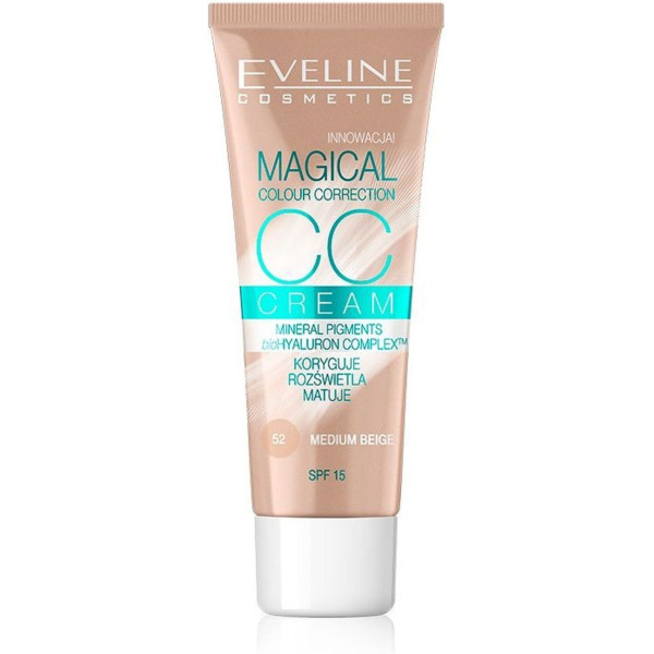 Eveline Cc Cream Magical Colour Correction Medium Beige 30ml