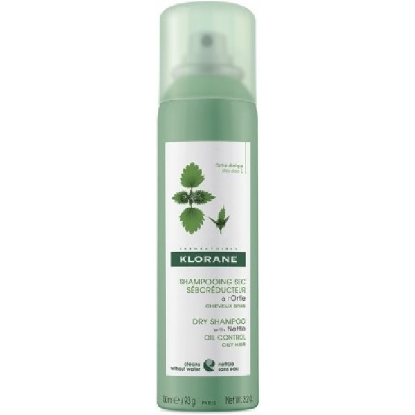 Klorane Dry Shampoo with Nettle Oil Control Oily Hair 150 ml Unisex