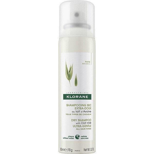 Klorane Dry Shampoo Latte d'avena Formula delicata Tutti i tipi di capelli 150 ml Unisex