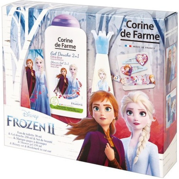 Corine De Farme Frozen Ii Edt 30ml + Gel 250ml + Acc. Cabello + Marcador