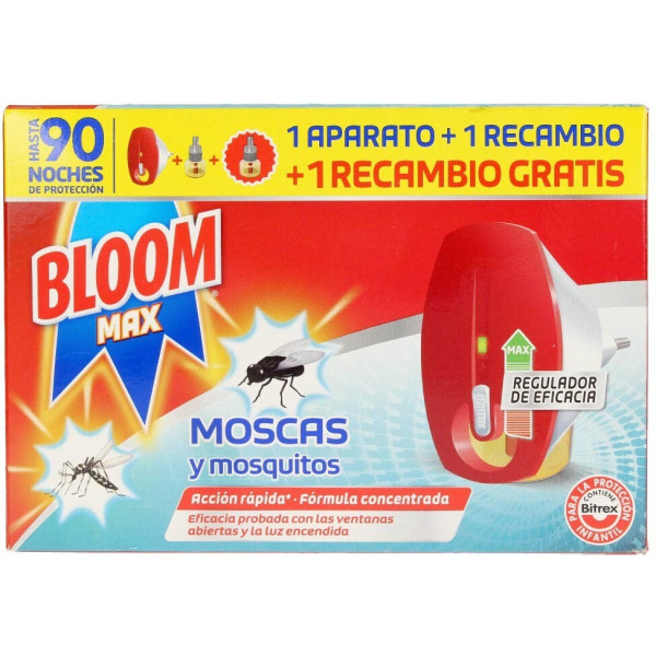 Bloom Max Moscas e Mosquitos Apt. Elétrico + 2 Recs. unissex