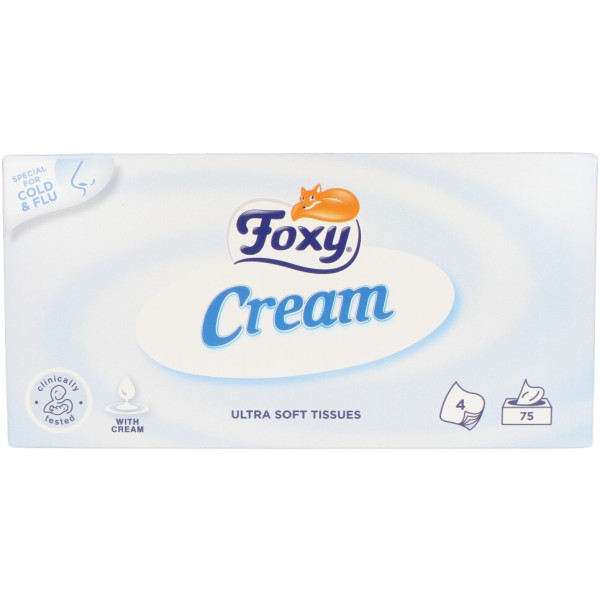 Foxy crema per il viso pelli sensibili sciarpe 75 unità unisex