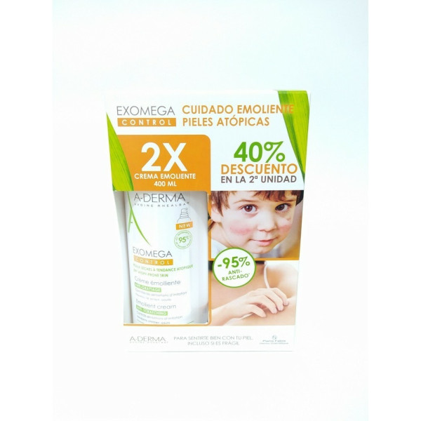 A-derma A Derma Exomega Control Crema 2x400ml