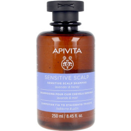 Apivita Sensitive Scalp Shampoo Lavanda e Mel 250 ml Unissex