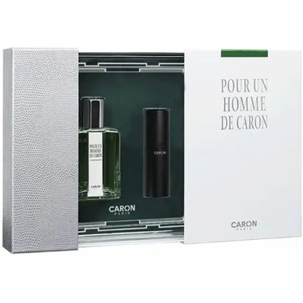Caron Pour Homme Edt 200ml + Desodorante Spray 150ml +locion Despues El Afeitado 50ml