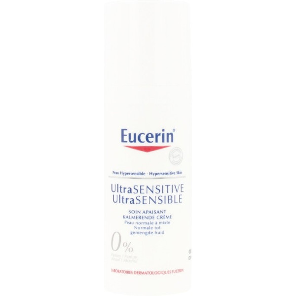 Eucerin Ultra Sensitive Soin Apaisant Peau Normale & Mixte 50 Ml Unisexe
