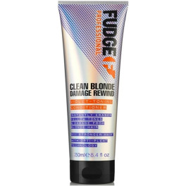 Fudge Professional Clean Blonde Daño rebobinado Acondicionador de tonos violeta 250 ml Unisex