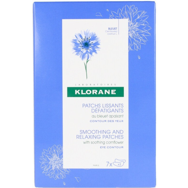 Klorane Smoothing And Relaxing Patches With Soothing Cornflower 7x2 Unisex
