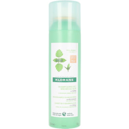 Klorane shampoo seco com óleo de urtiga para cabelos escuros oleosos 150 ml unissex