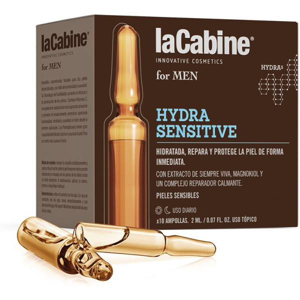 La Cabine For Men Ampolas Hydra Sensitive 10 X 2 Ml Masculino