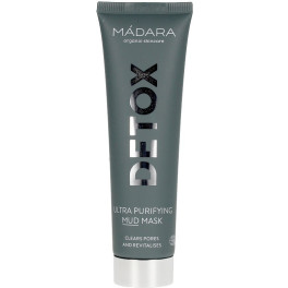 Mu00e1dara Organic Skincare Detox Maschera di fango ultra purificante 60 ml unisex