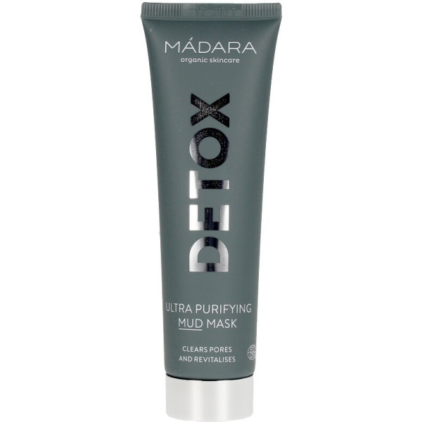 Mádara Organic Skincare Detox Ultra Zuiverend Moddermasker 60 Ml Unisex