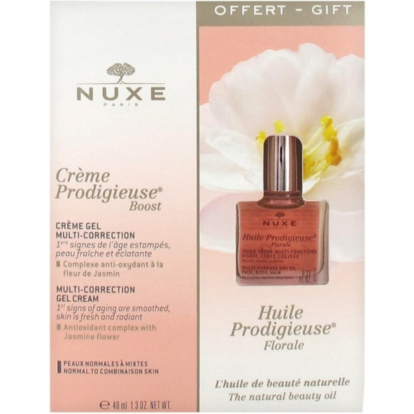 Nuxe Prodigieuse Boost Gel-Crème 40ml + Huile Prodigieuse Bloemen 10ml