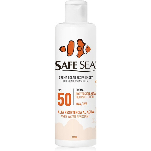 Safe Sea Crema Solar Ecofriendly Especial Medusas Spf50 200 Ml Unisex