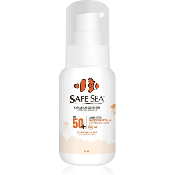 Safe Sea Crema Solar Facial Ecofriendly Especial Medusas Spf50+ 50 Ml Unisex