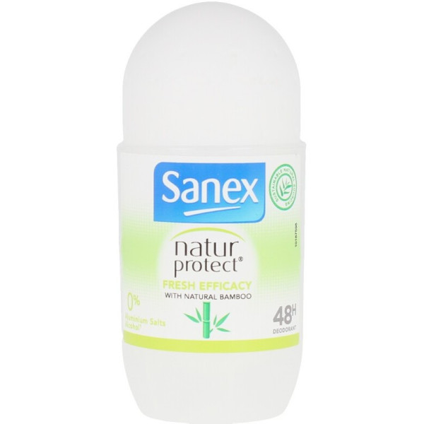 SANEX Natur Protex 0% Déodorant Bambou Frais Roll-on 50 ml Mixte