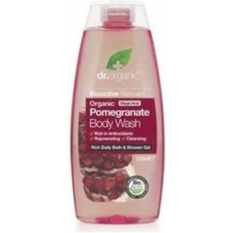 Gel doccia da bagno al melograno Dr Organic 250 ml